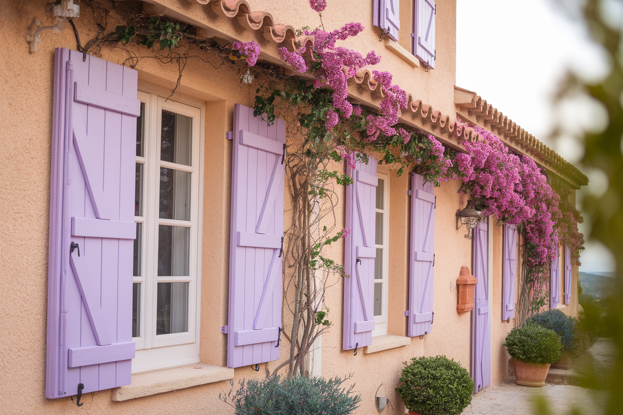 maison-provencale-volets-lavande-vignes