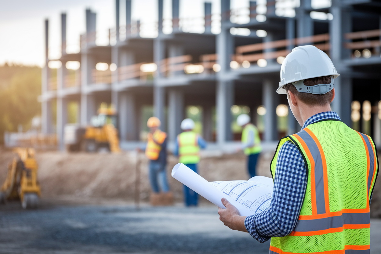 chantier-ouvrier-casque-gilet-plans