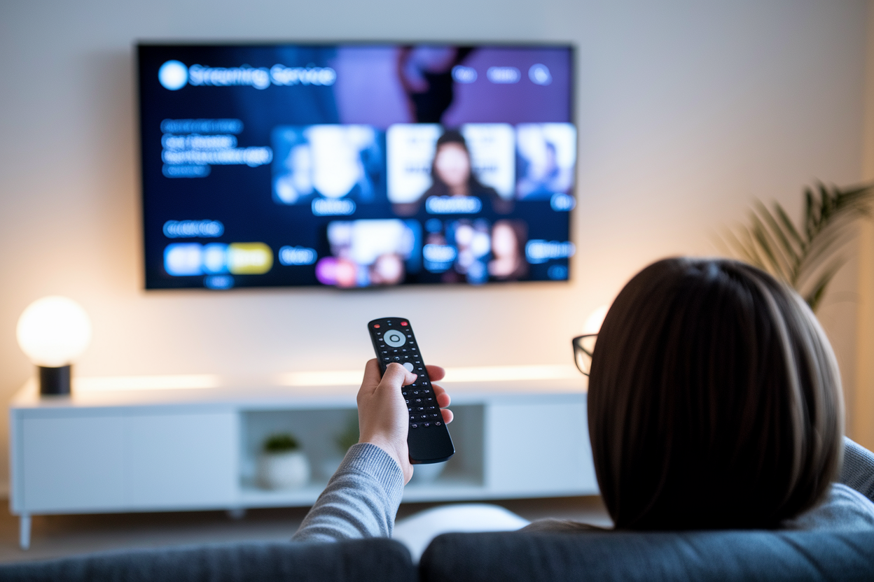 salon-moderne-television-personne-canape