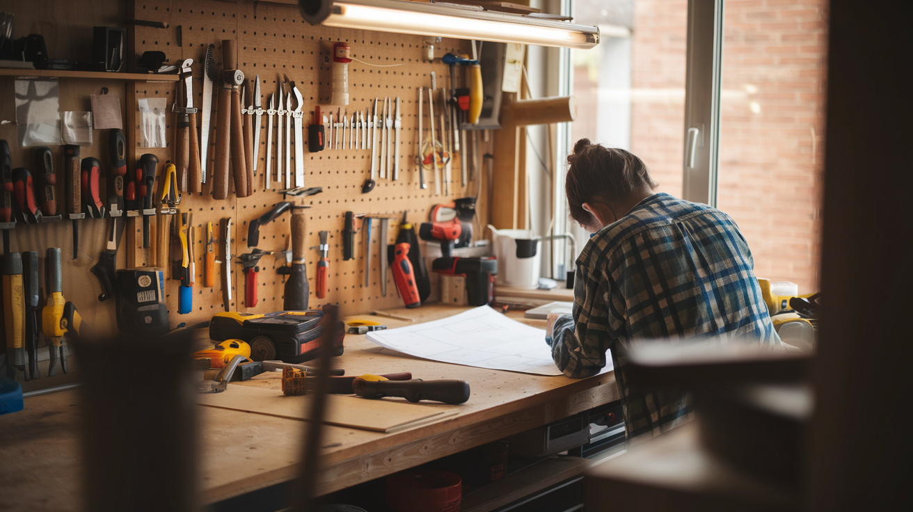 atelier-bricolage-outils-personne-etabli