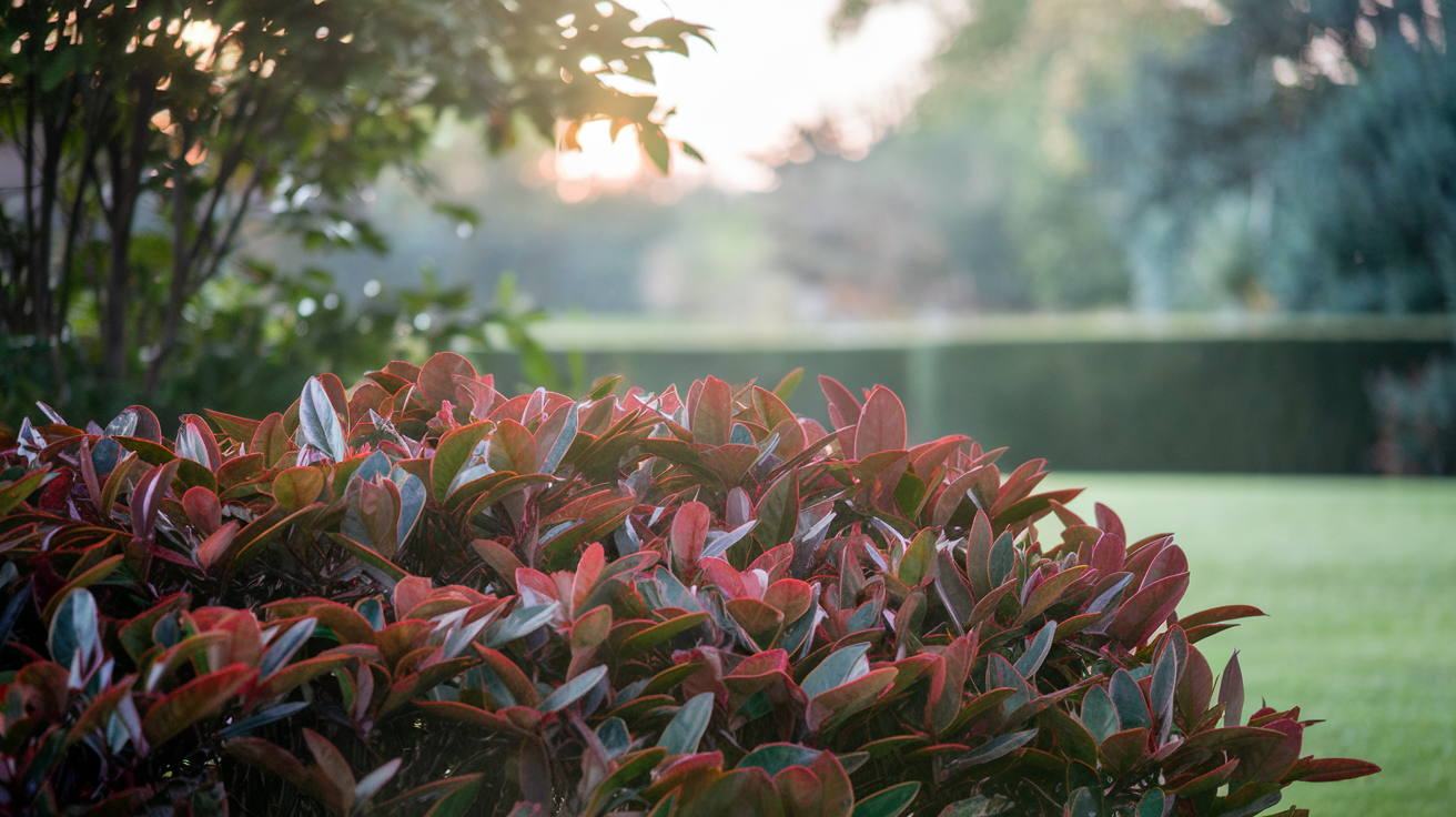 jardin-haie-photinia-feuilles-rouges