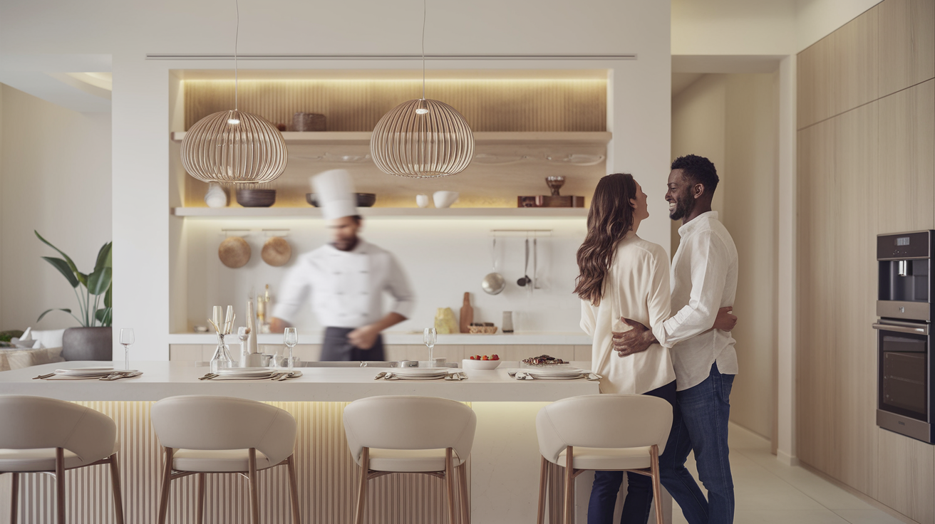 cuisine-moderne-couple-cuisiniste-discussion