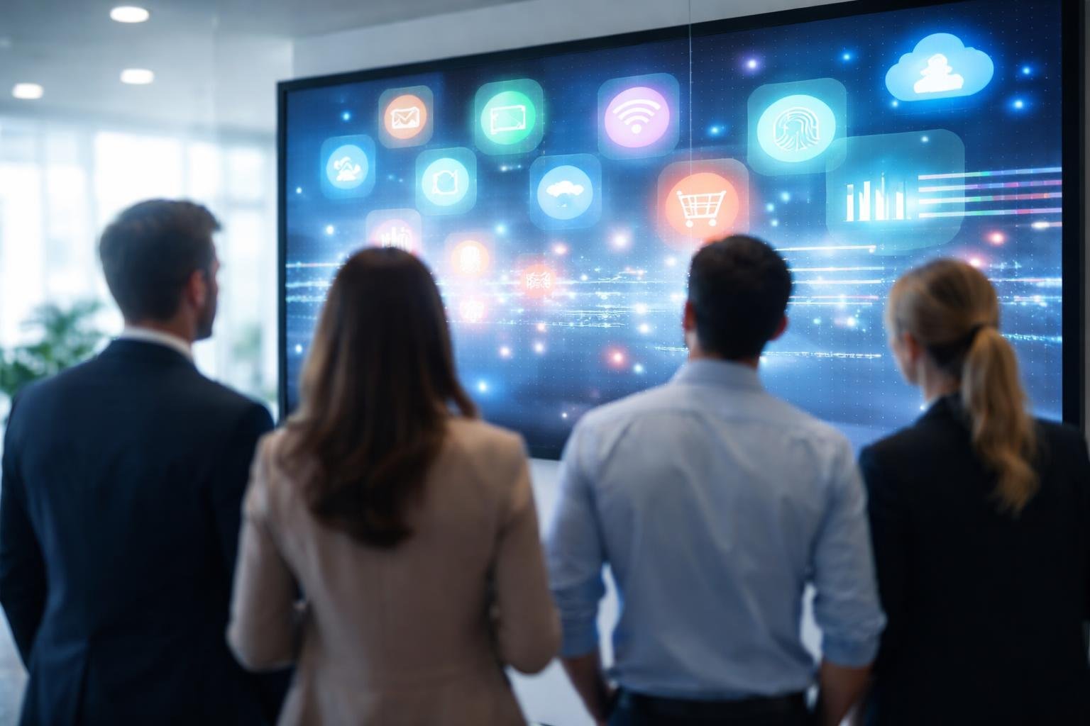 personnes-tableau-numerique-salle-moderne