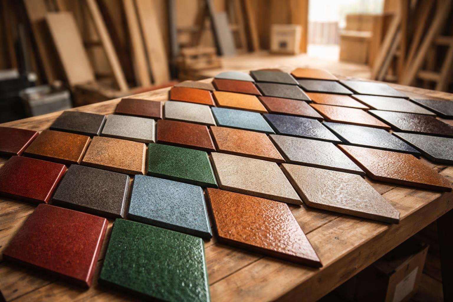etalage-tuiles-diamant-couleurs-textures