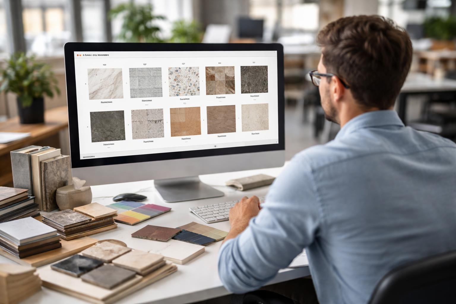architecte-ecran-catalogue-tuiles-bureau